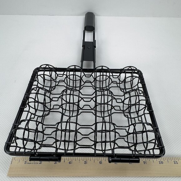 Metal Meatball Grilling Basket BBQ Basket Locking Handle Non-Stick Holds 12 Avon - Picture 11 of 15
